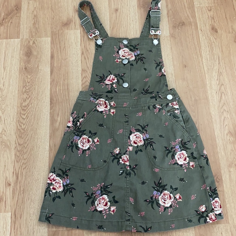H & M overall dress with pockets.